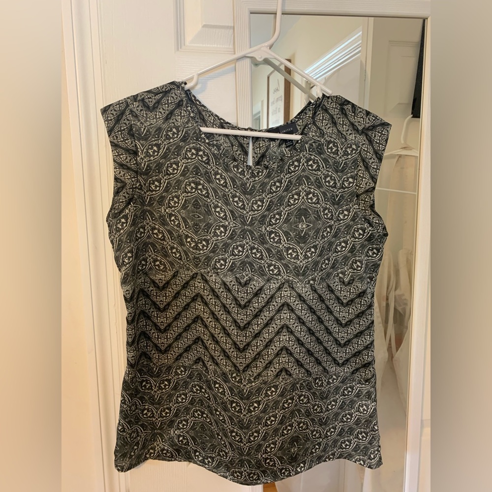 Cute black and white shirt from the Limited